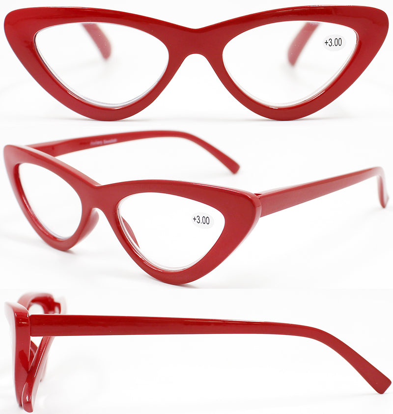 LOLITA Solid Red Reading Glasses