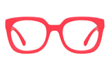 LYCKA solid neon coral Reading Glasses