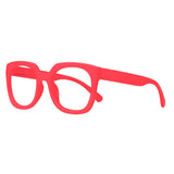 LYCKA solid neon coral Reading Glasses