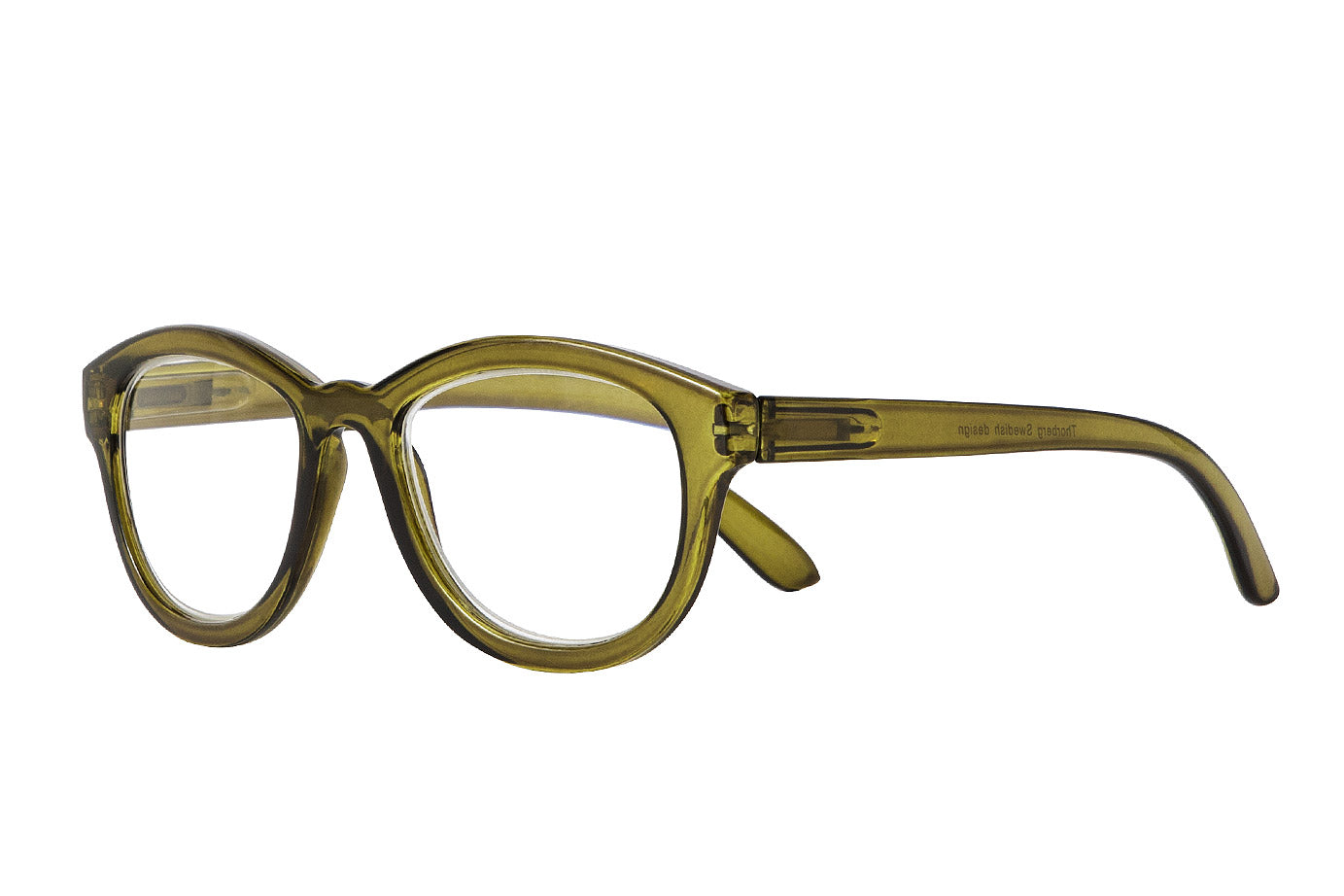 MANDY transp olive Reading Glasses 25% Off