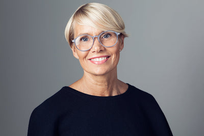 URBAN solide sort-demi brune læsebriller