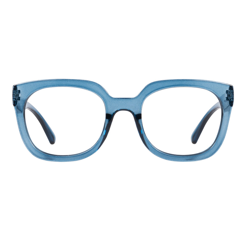 MARIELLA transp blue Reading Glasses