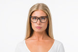 NAOMI transparent mule Reading Glasses