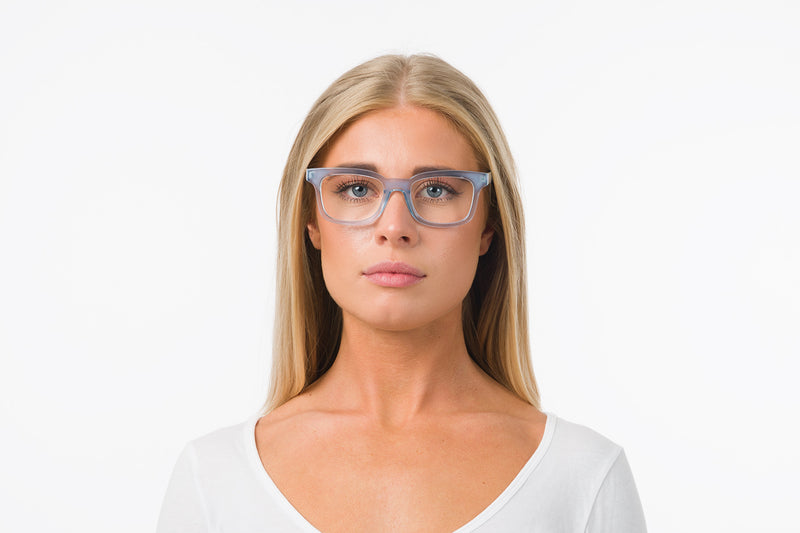 SHAWN l. blue/ gray Reading Glasses