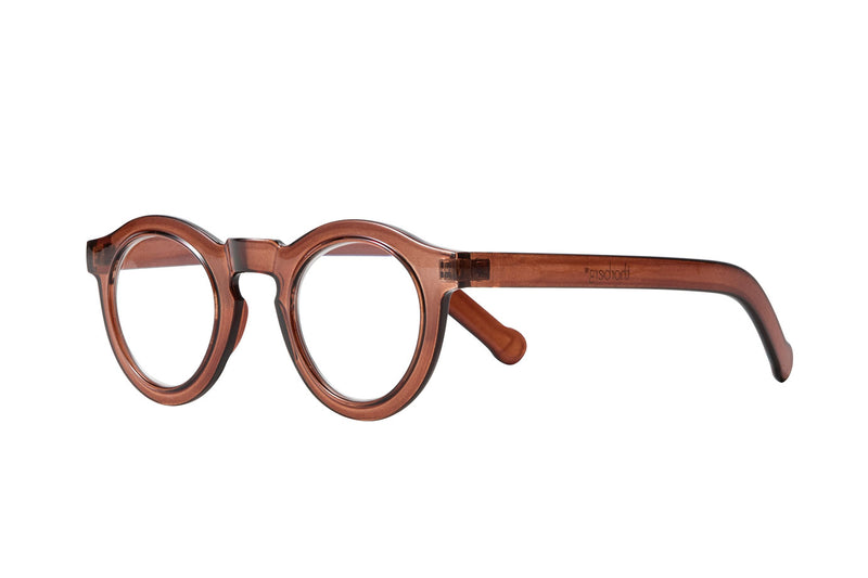 ROBERT transp. brown Reading Glasses,