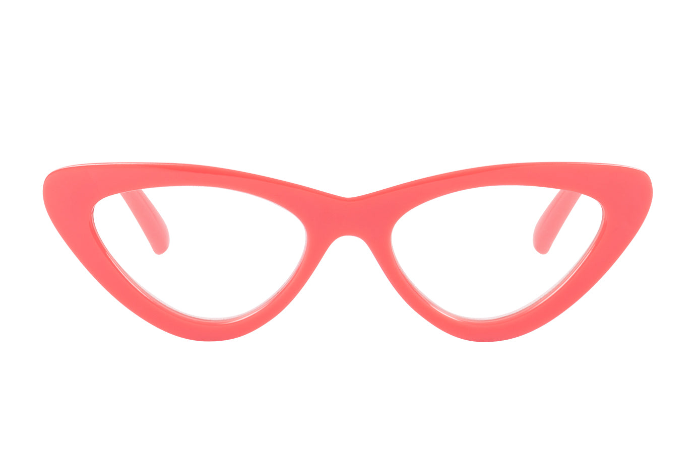 Rosé coral milky Reading Glasses