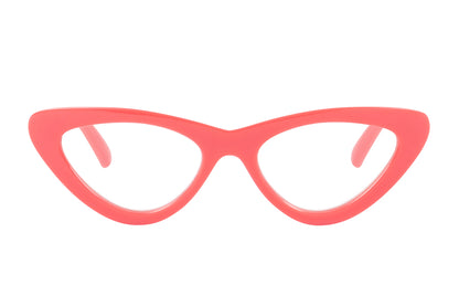 Rosé coral milky Reading Glasses