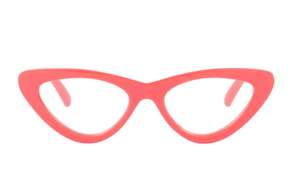 Rosé coral milky Reading Glasses