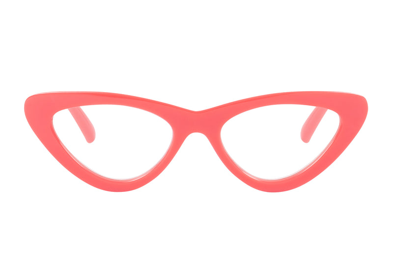 Rosé coral milky Reading Glasses