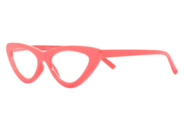 Rosé coral milky Reading Glasses