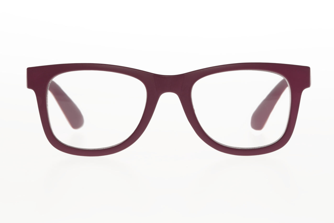 RIGMOR Matte Solid Bordeaux læsebriller 25% rabat, stadig på lager