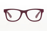 RIGMOR Matt Solid Bordeaux Reading Glasses 25% Rabatt, Få kvar i lager