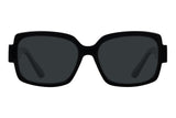 S-ESRA solid black Sunglasses