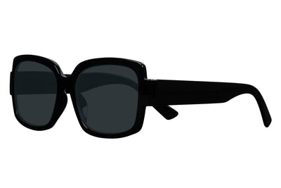 S-ESRA solid black Sunglasses