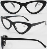 SCARLETT Solid Black Reading Glasses