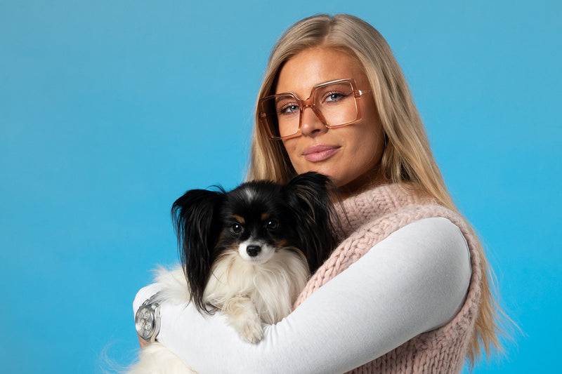 TINTIN transp brown Reading Glasses NYHET SS-23 Få kvar i lager - nära slutsåld!
