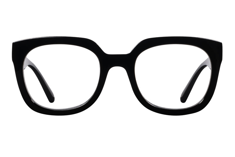 UNNI solid black Reading Glasses BÄSTSÄLJARE