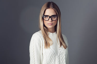 ABL-YRSA demi brown Blue light lens Reading Glasses.