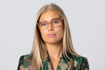 WILLIAM transparent lime Læsebriller 50% RABAT, Stadig på lager