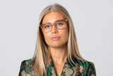 FATIMA lion red milky Reading Glasses 10% RABATT Nu få kvar i lager!