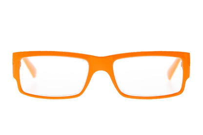 AUGUST solid orange Reading Glasses