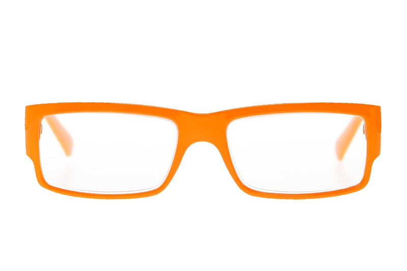 AUGUST solid orange Reading Glasses