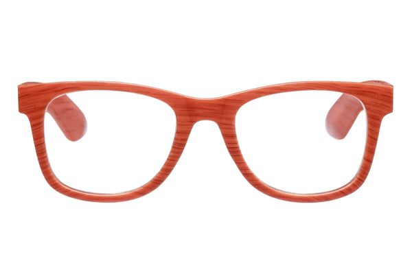 BRITT Orange Wood-Look Reading Glasses 25% Rabatt