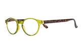 BRUNO Green-Turtle Brown Reading Glasses 25% Rabatt