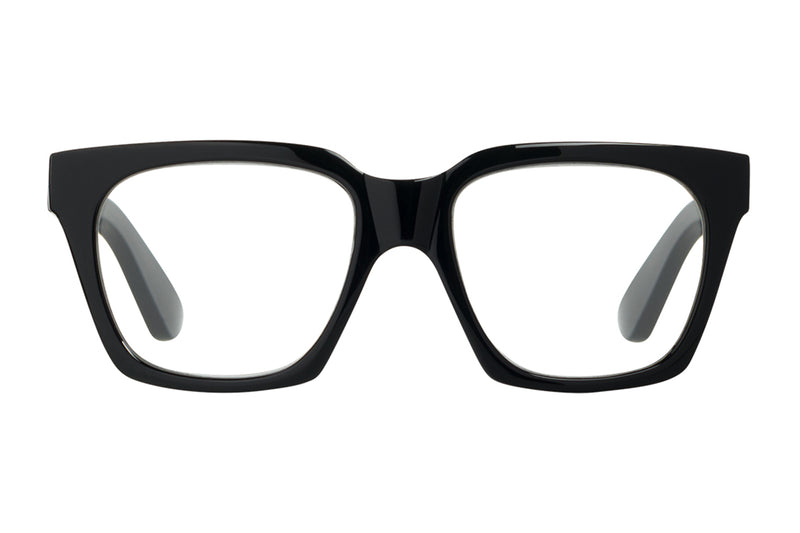 ABL-CINZA solid black Blue light lens Reading Glasses