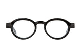 CLOE Solid Black Wood Reading Glasses