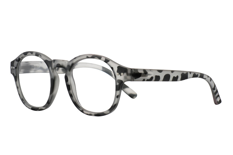 COLE demi grey rubber Reading Glasses