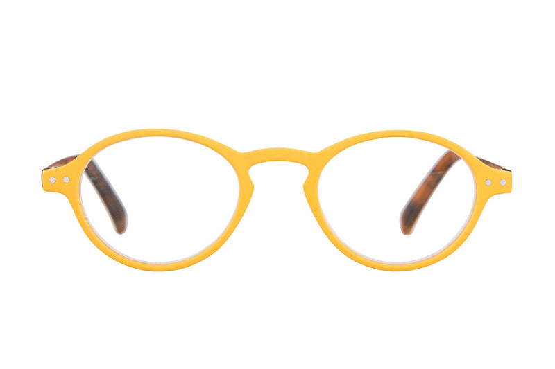 COPPER Yellow rubber Reading Glasses