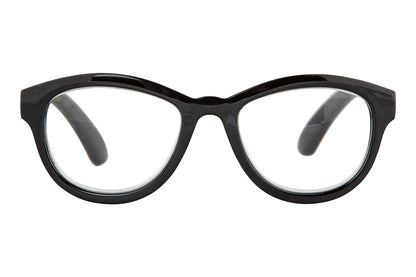 ELLA Solid Black Læsebriller 25% rabat. Få på lager