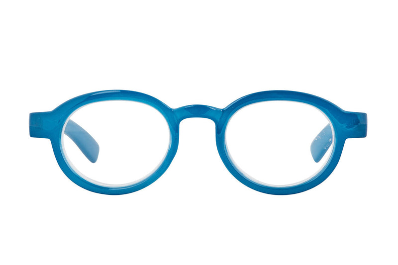EMY Milky Blue Wood Reading Glasses