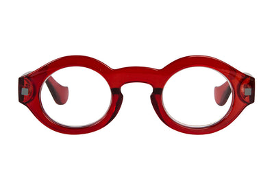 ERNST Transp. dark red Reading Glasses RABATT! Få kvar i lager.