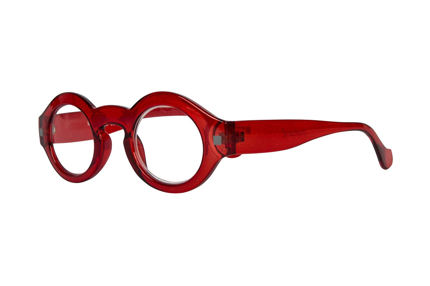 ERNST Transp. D red Reading Glasses 50% Off. Keep in stock.