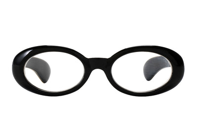 FIONA Solid black Reading Glasses. Magic Vintagemodel- trend just now