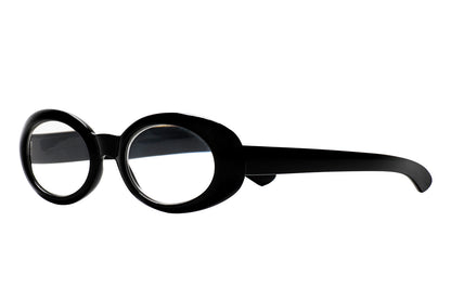 FIONA Solid black Reading Glasses. Vintagmodel- trend just now