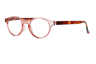HERMAN pink-turtle brown Reading Glasses FAVORITE