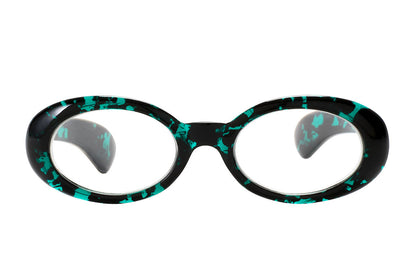 JADE green Reading Glasses. Vintage &amp; right now.