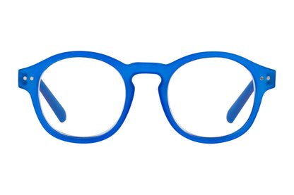 KALLE clearblue rubber Reading Glasses 50% OFF. Keep in stock