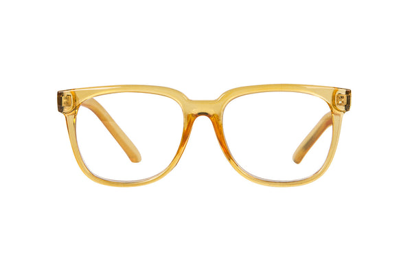 LOTTIE Transp. Yellow Reading Glasses 25% RABATT