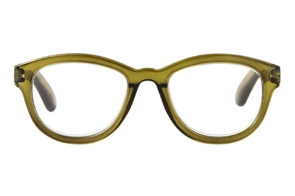 MANDY transp olive Reading Glasses 25% Rabatt