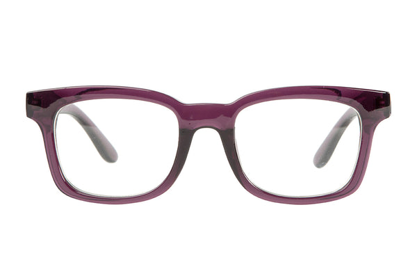 NICOLE transp. dark purple Reading Glasses