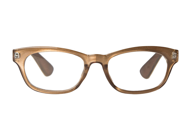 OWEN shiny copper Reading Glasses. 25% RABATT få kvar i lager