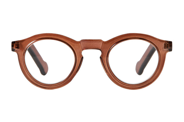 ROBERT transp. brown Reading Glasses,