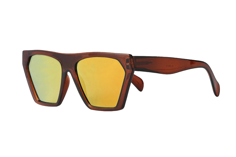 S-FRITZ brown transp Sunglasses