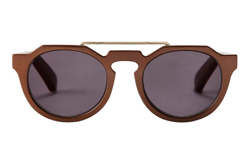 S-AVERY brown pearl Sunglasses unisex