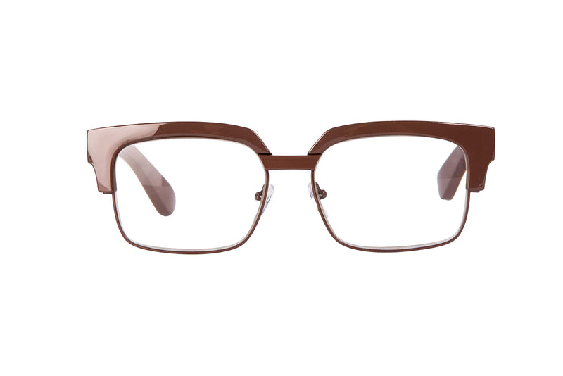 TRACY solid brown Reading Glasses