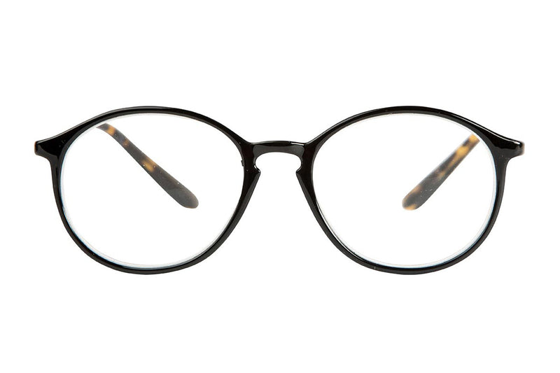 URBAN solid black-demi brown Reading Glasses
